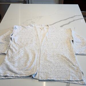 Eileen Fisher terry jacket organic cotton M